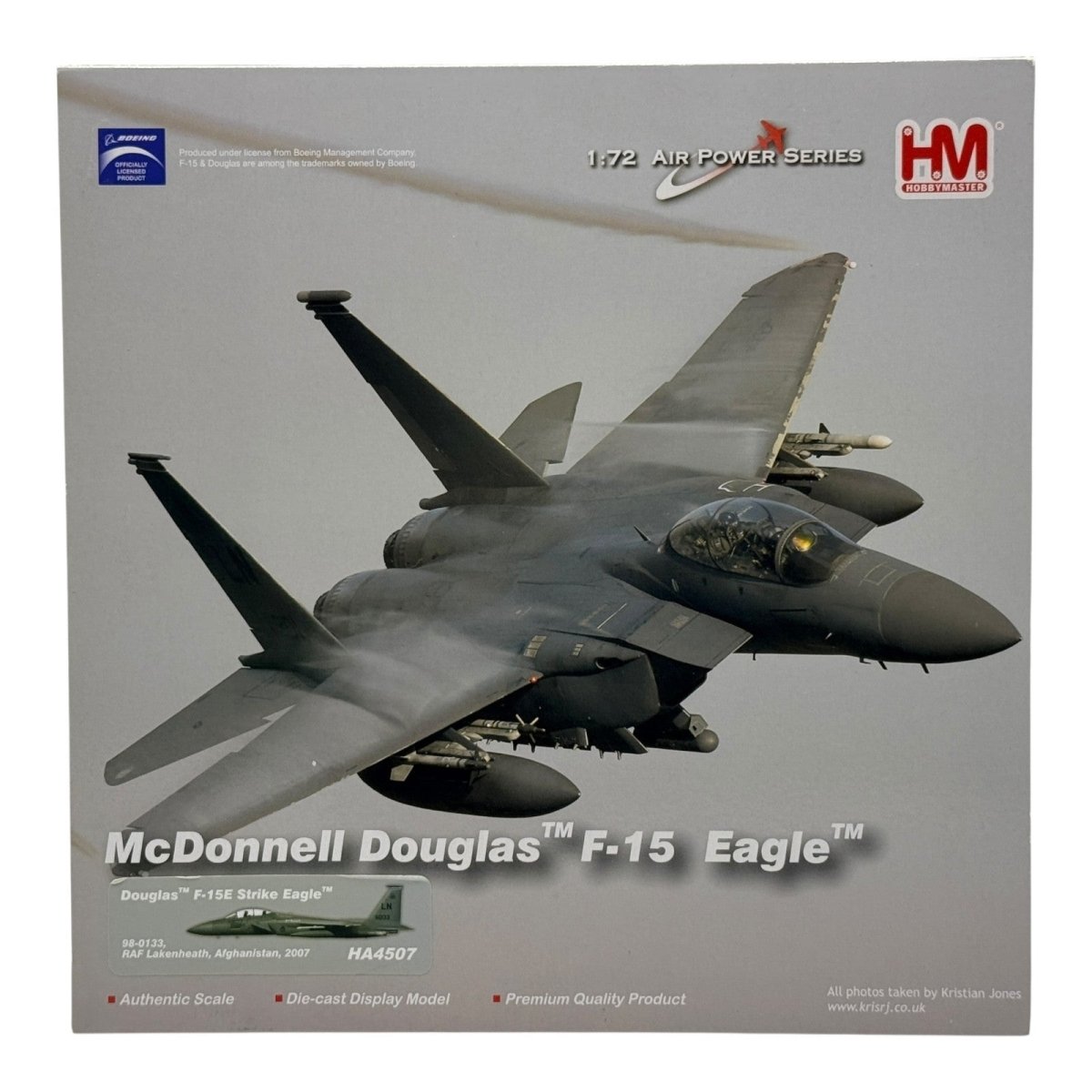 Hobby Master HA4507 1:72 F - 15E Strike Eagle RAF Lakenheath Afghanistan 2007 - Hobby Master
