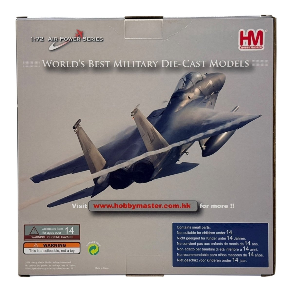 Hobby Master HA4524 1:72 F - 15C Eagle USAF 'MiG Killer' Cesar Rodriguez 1999 - Hobby Master
