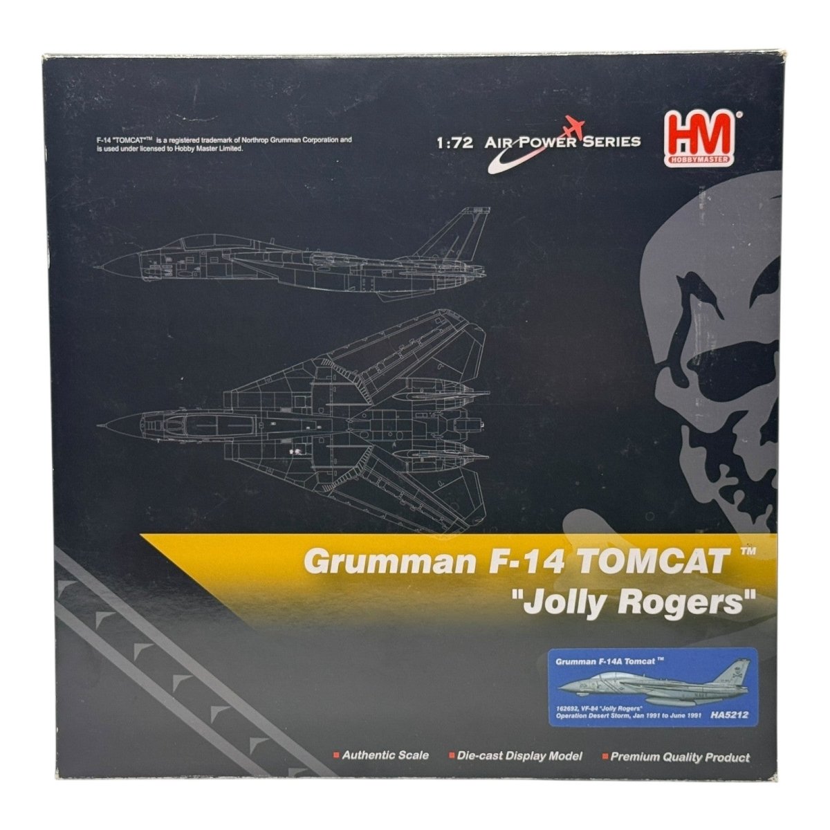 Hobby Master HA5212 1:72 F - 14A Tomcat VF - 84 Jolly Rogers Desert Storm 1991 - Hobby Master