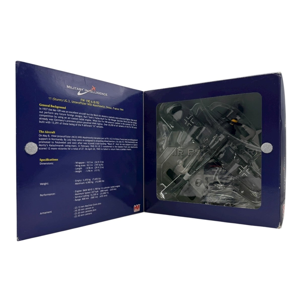 Hobby Master HA7404 1:48 Focke Wulf FW 190 A - 8/R2, Willi Maximowitz, France 1944 - Hobby Master