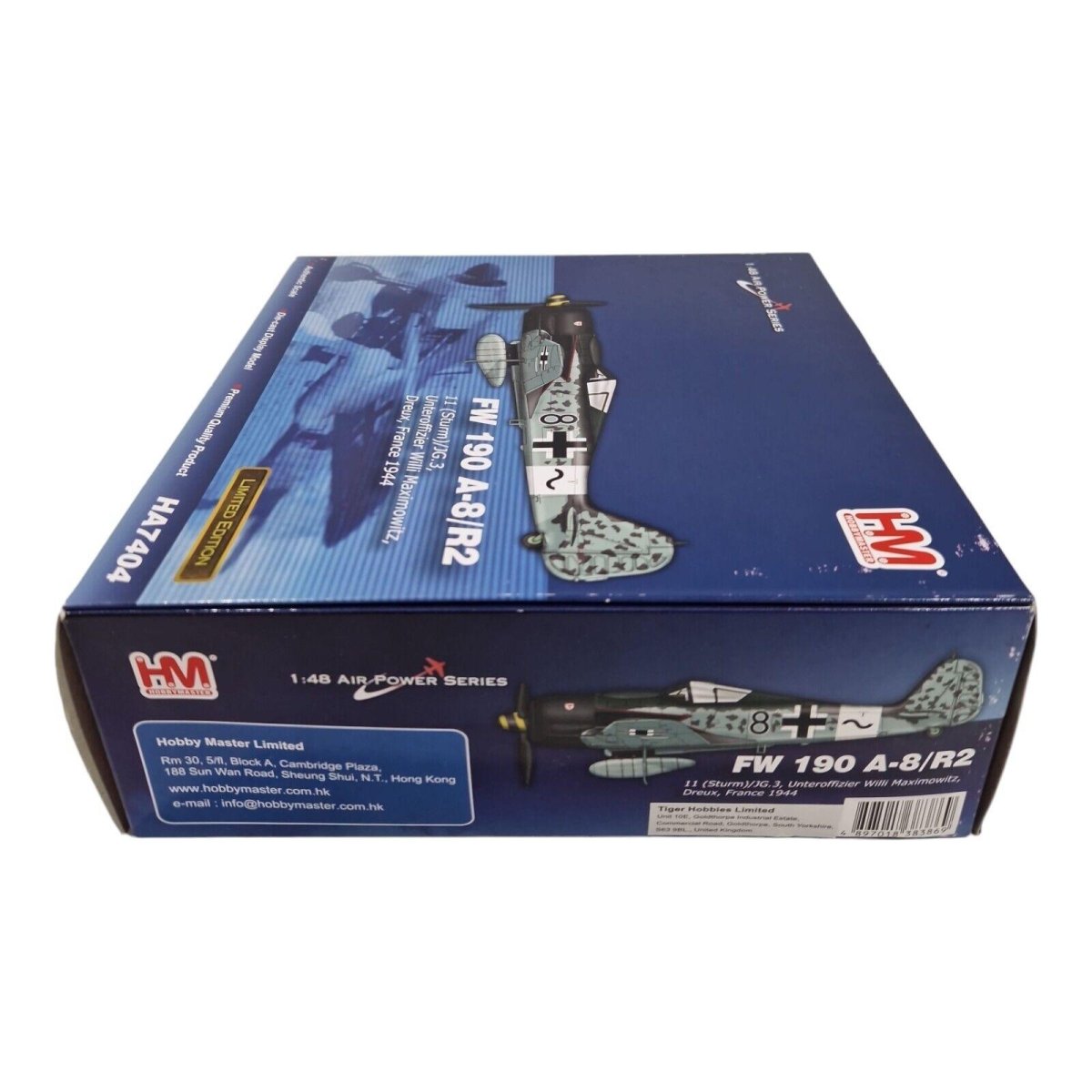 Hobby Master 1:48 FW - 190 A - 8/R2 JG.3 Willi Maximowitz France 1944 Limited Edition HA7404 - Hobby Master