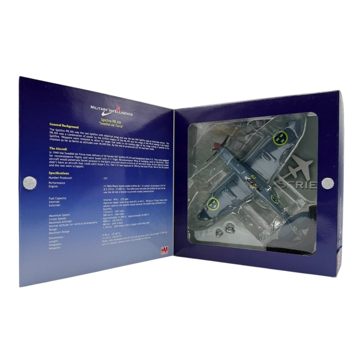 Hobby Master HA7602 1:48 Supermarine Spitfire PR.XIX, Swedish AF - Hobby Master
