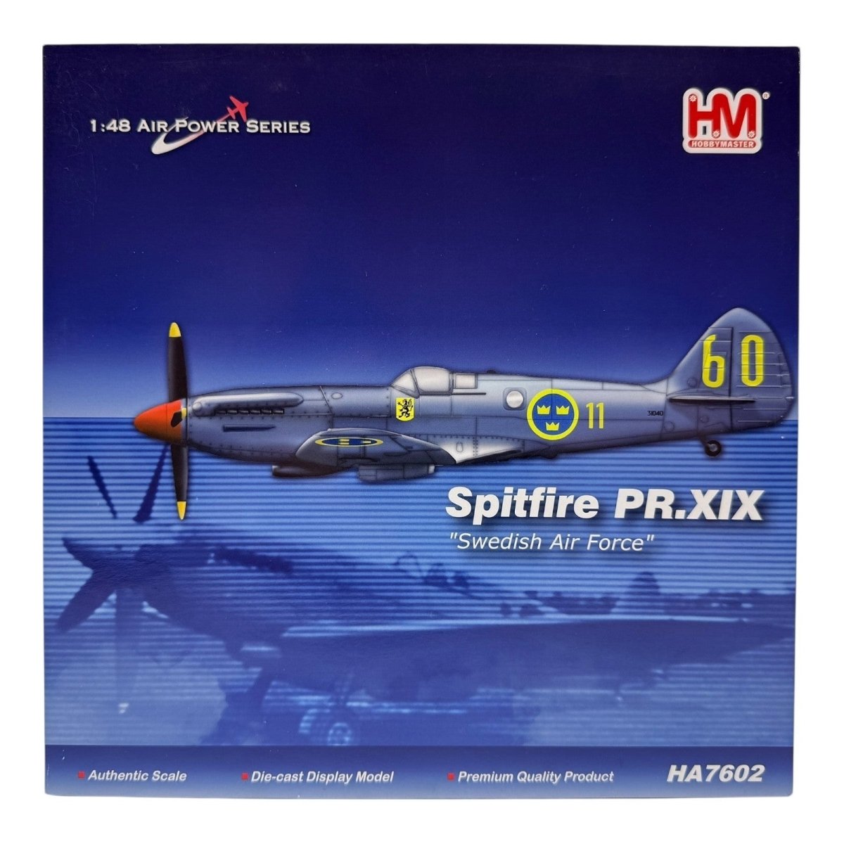 Hobby Master HA7602 1:48 Supermarine Spitfire PR.XIX, Swedish AF - Hobby Master