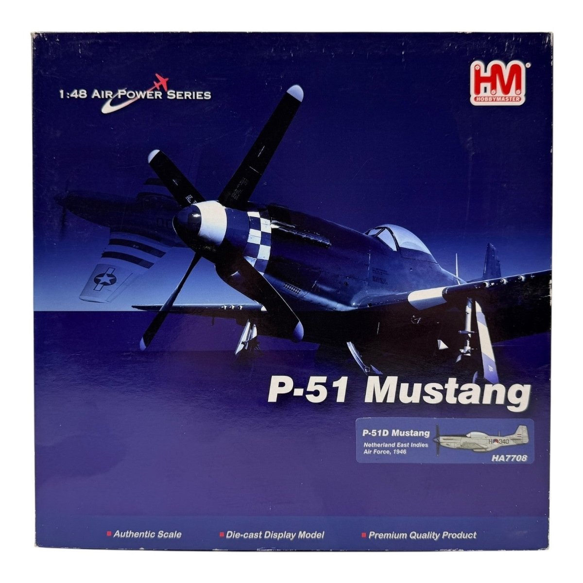 Hobby Master HA7708 1:48 P - 51D Mustang, Netherlands East Indies Air Force - Hobby Master