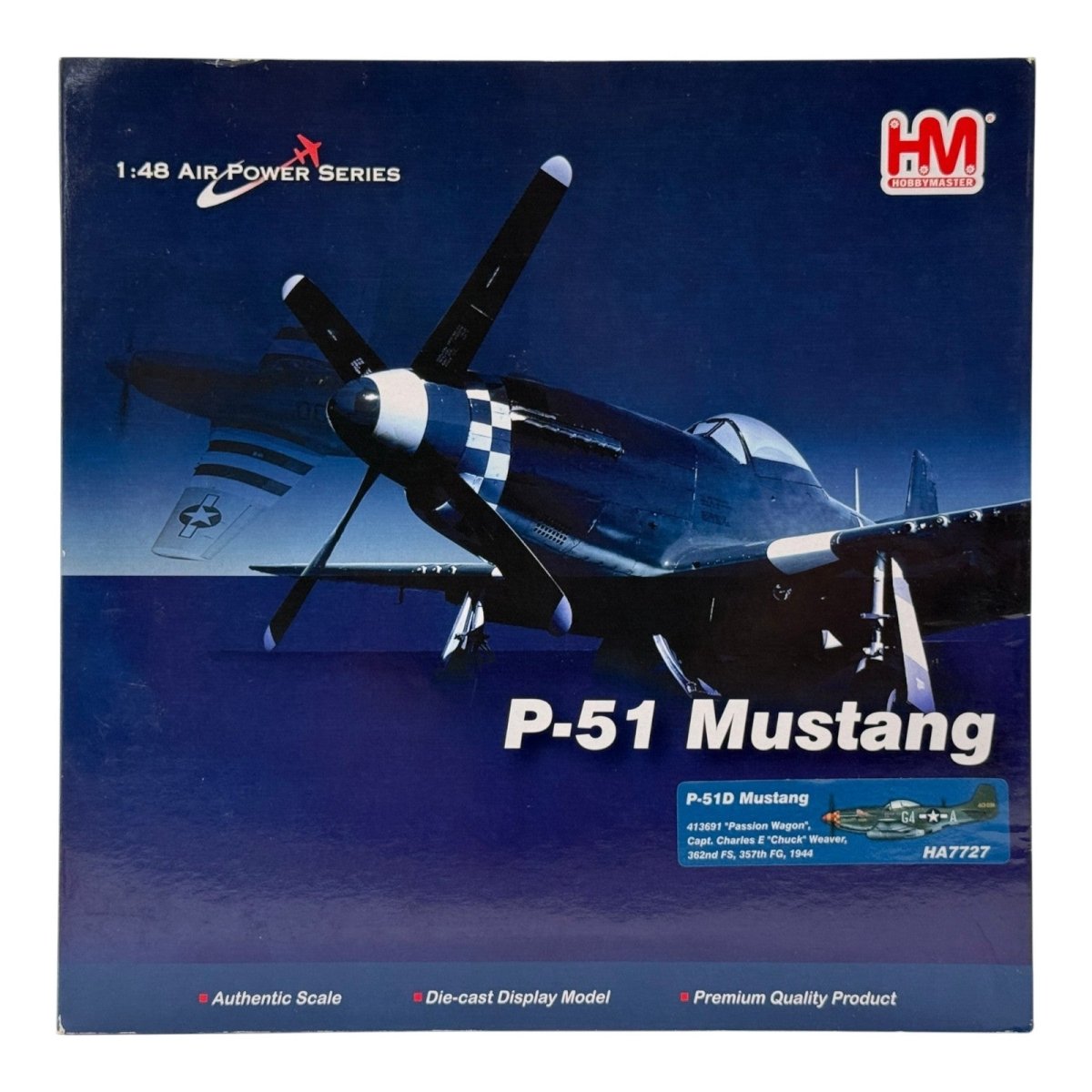 Hobby Master HA7727 1:48 P-51D Mustang USAAF 357th FG Passion Wagon 1945 - Hobby Master