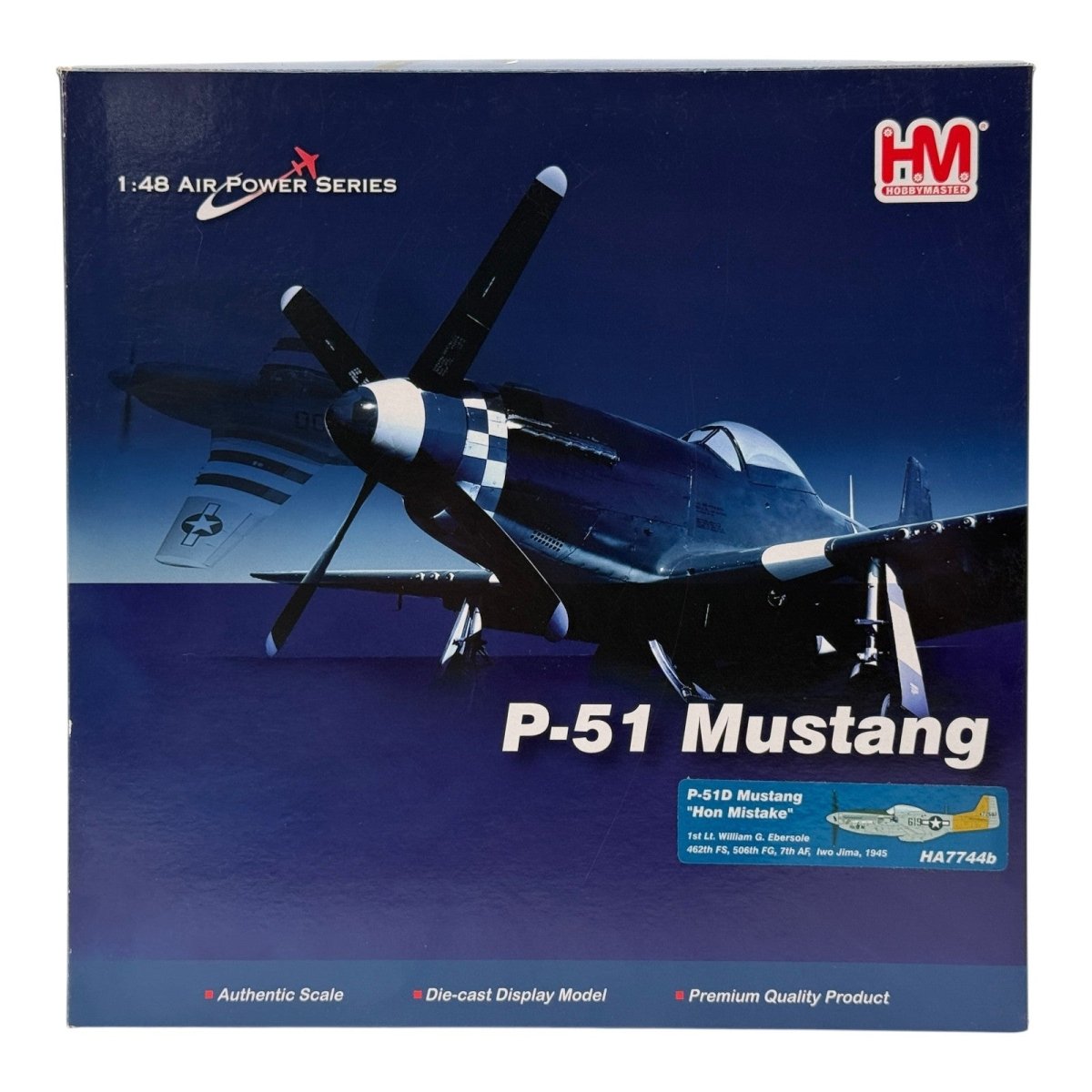 Hobby Master HA7744B 1:48 P-51D Mustang USAAF 506th FG Hon Mistake 1945 - Hobby Master