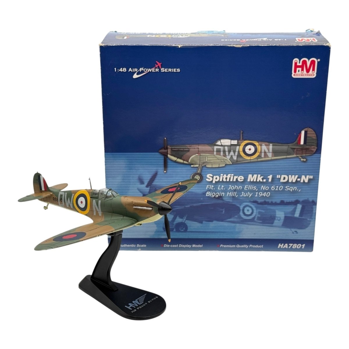 Hobby Master HA7810 1:48 Spitfire Mk.Ia X4179/QV-H, Flt Sgt G Unwin