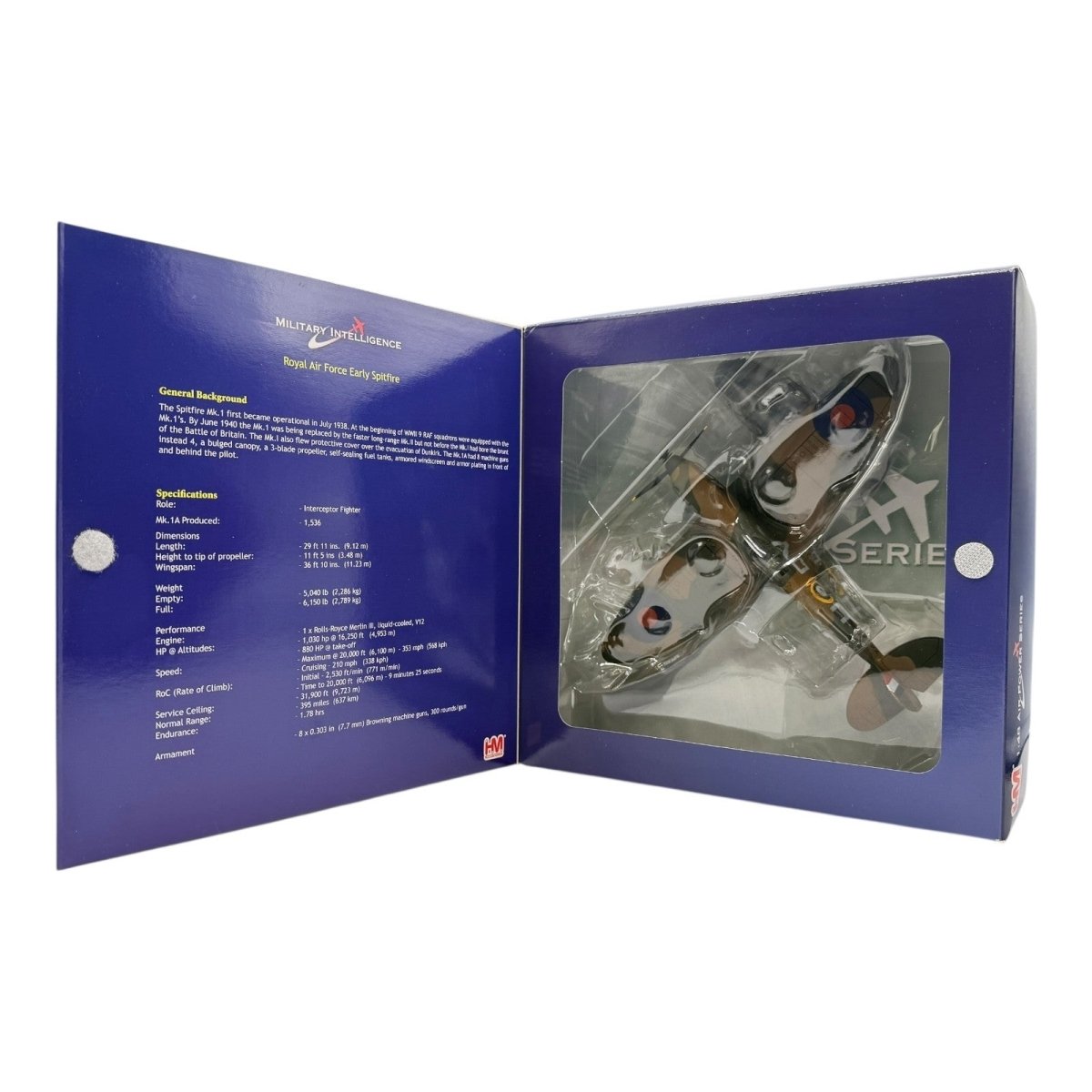 Hobby Master HA7810 1:48 Spitfire Mk.Ia X4179/QV - H, Flt Sgt G Unwin, 19 Sqn - Hobby Master