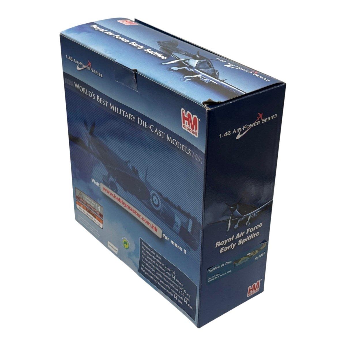 Hobby Master HA7851 1:48 Supermarine Spitfire Mk V RCAF No.417 Sqn AN-V BR487 Tunisia 1943 - Hobby Master