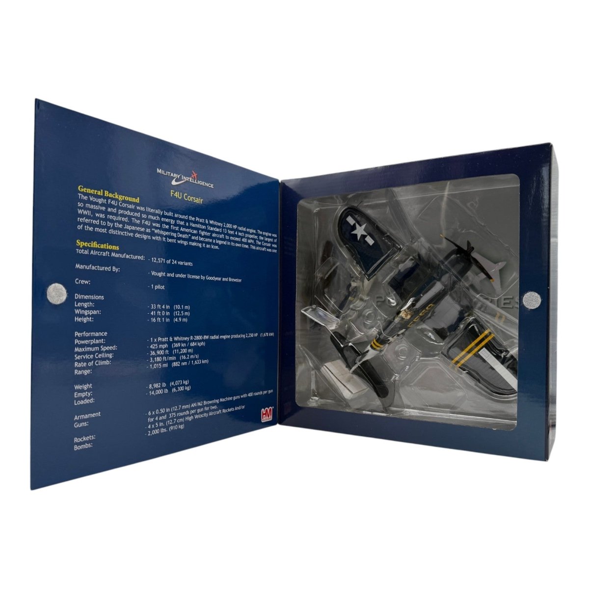 Hobby Master HA8213 1:48 Vought F4U Corsair USMC VMF - 351 Yellow FF59 - Hobby Master