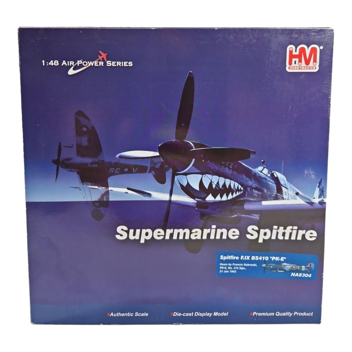 Hobby Master 1:48 Supermarine Spitfire Mk IX PK - E 1943 HA8304 - Hobby Master
