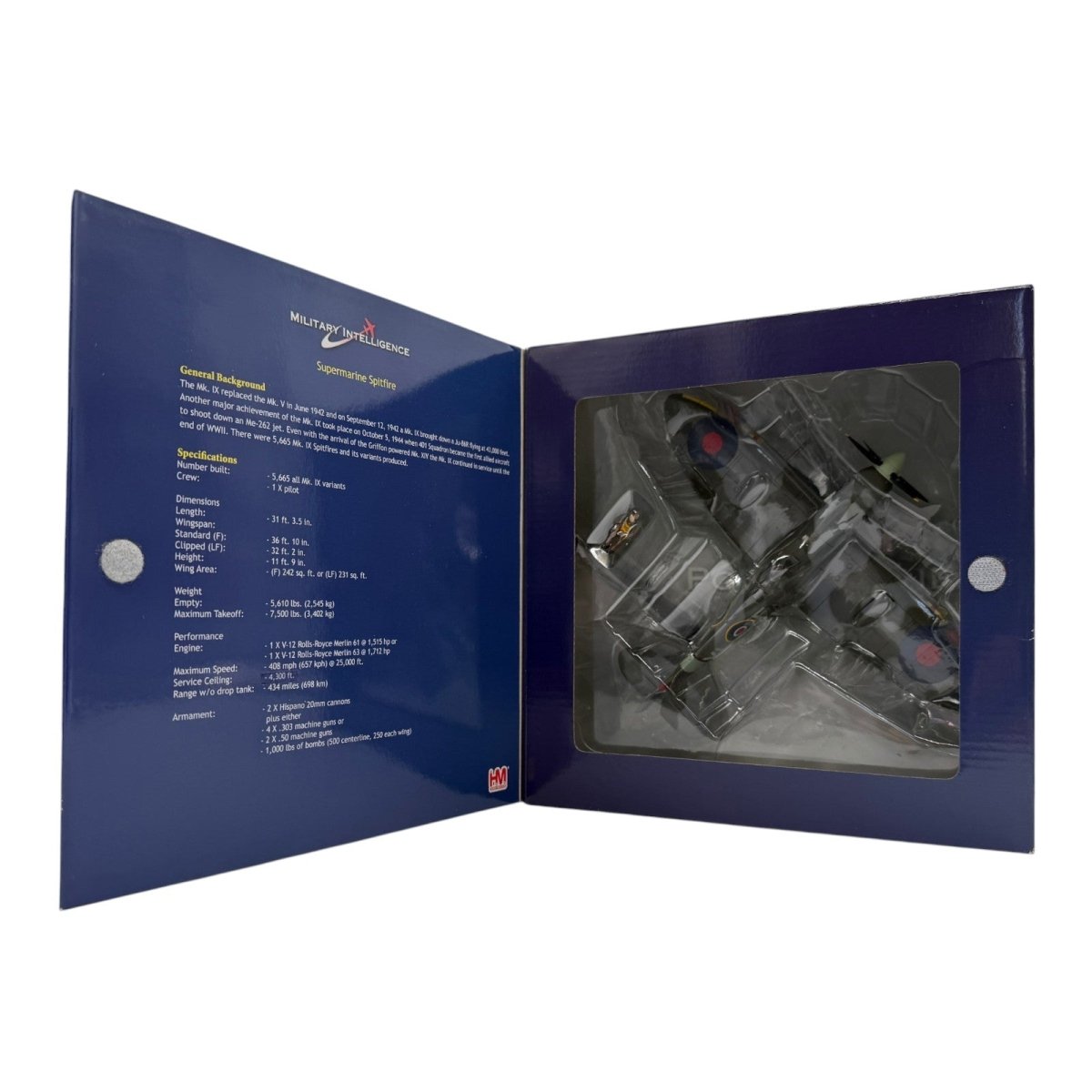 Hobby Master HA8306 1:48 Supermarine Spitfire Mk IX RAF No.322 Dutch Sqn 1944 - Hobby Master