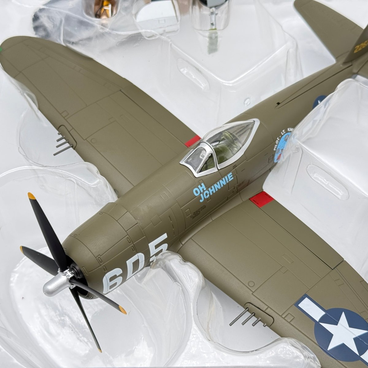 Hobby Master HA8408 1:48 Republic P - 47D Thunderbolt Raymond Knight Oh Johnnie - Hobby Master