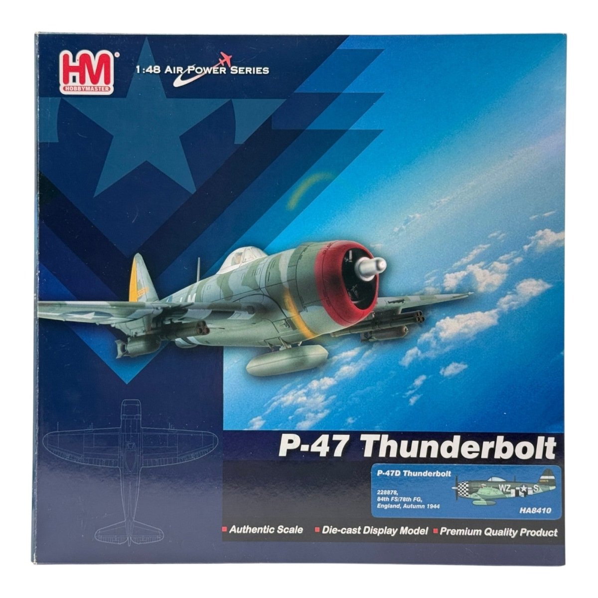 Hobby Master HA8410 1:48 Republic P - 47D Thunderbolt USAAF 78th FG Eileen - Hobby Master