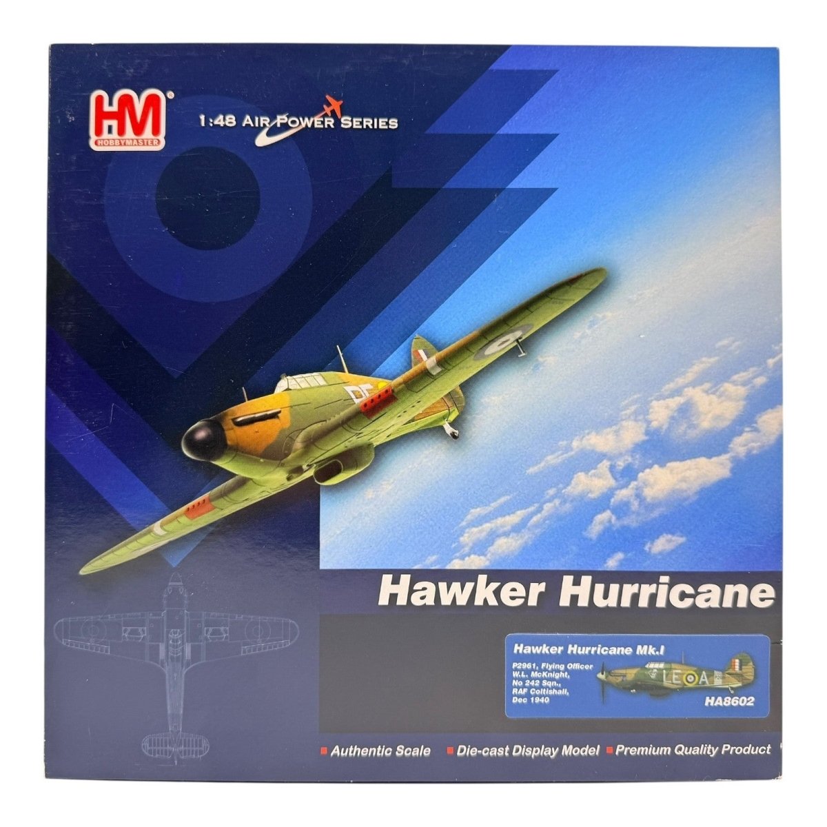 Hobby Master HA8602 1:48 Hurricane Mk.I, RAF Flying Officer McKnight, 242 Sqn - Hobby Master