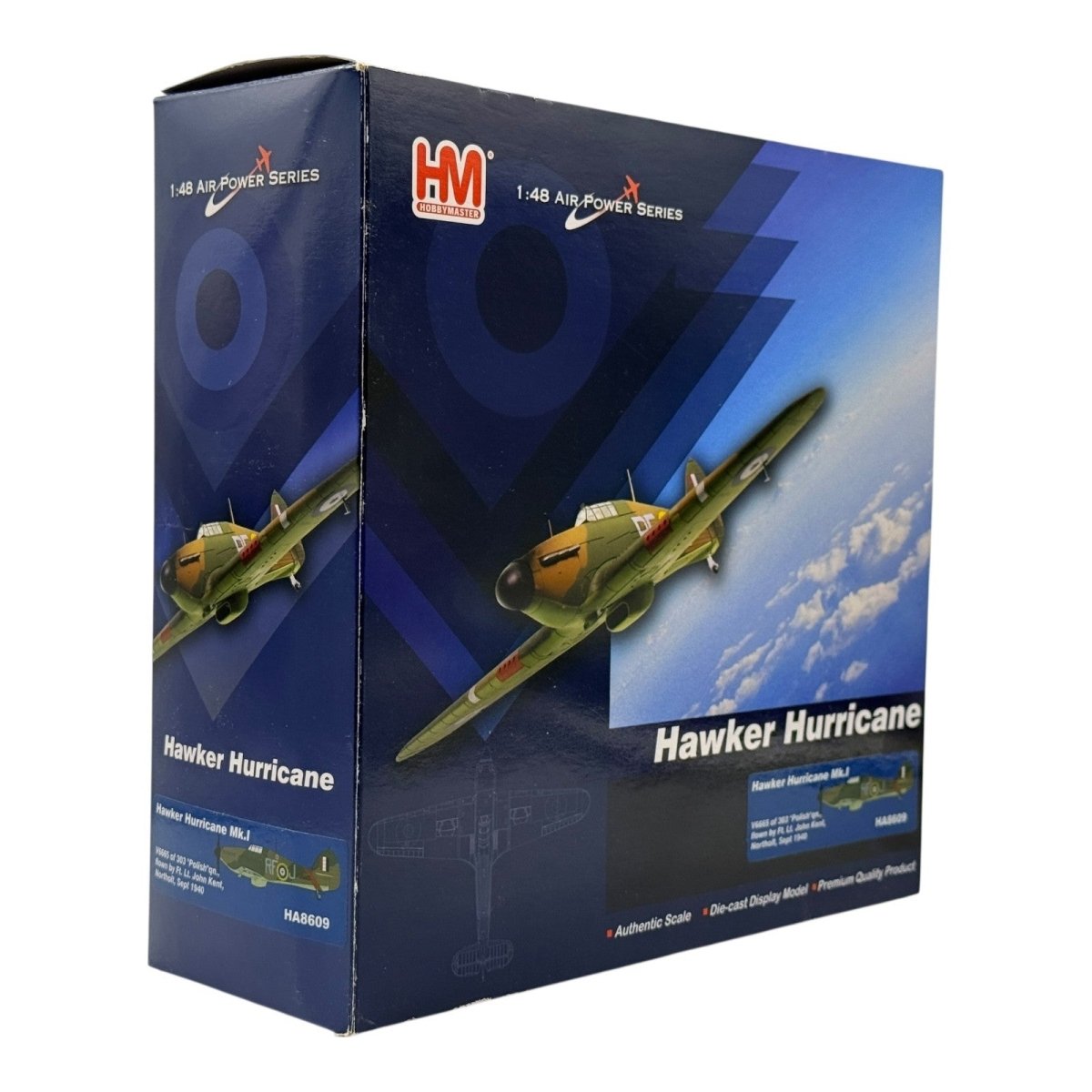 Hobby Master HA8609 1:48 Hawker Hurricane Mk I V6665 303 Sqn John Kent 1940 - Hobby Master