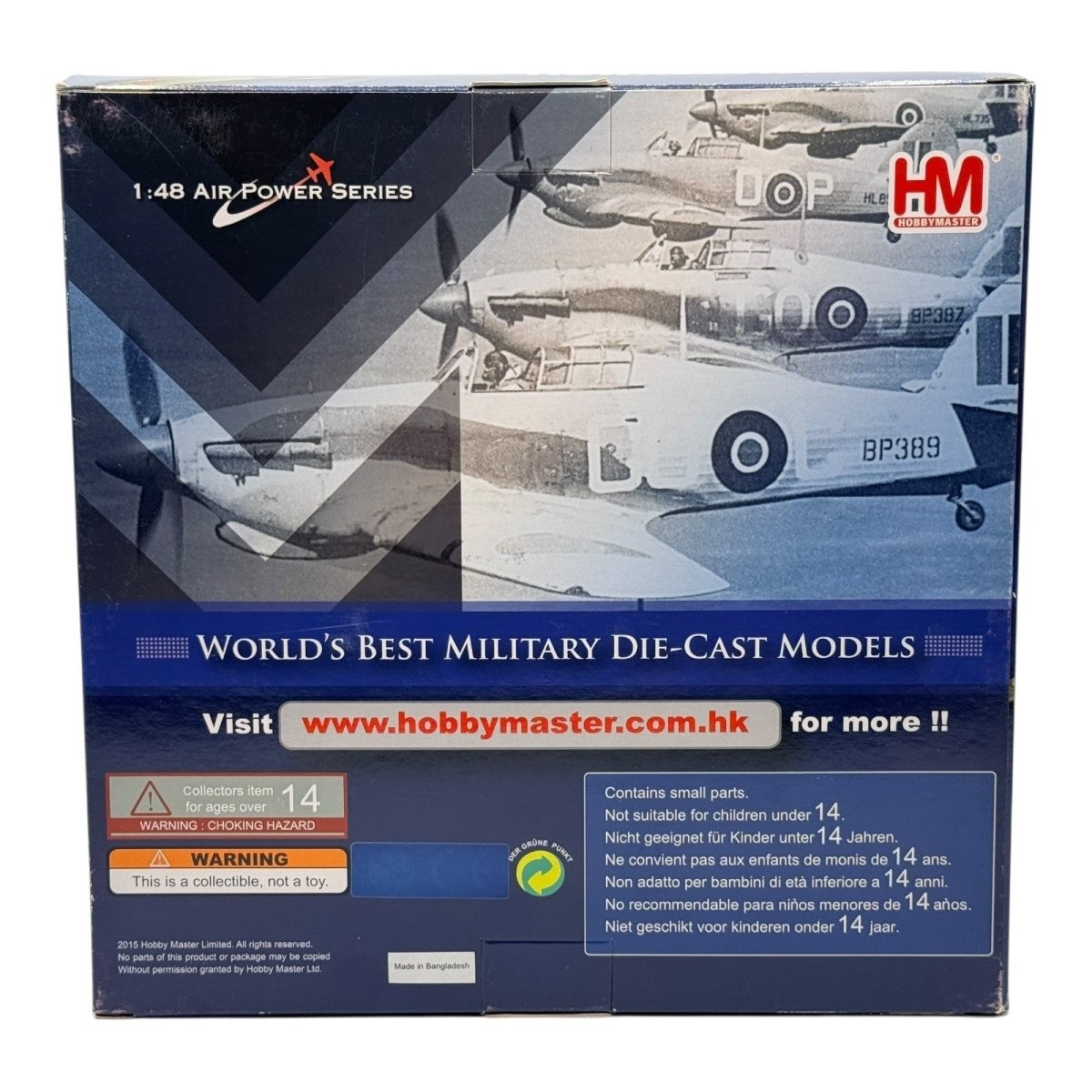 Hobby Master HA8611 1:48 Hawker Hurricane Mk I 310 Sqn P3143 RAF Duxford 1940 - Hobby Master
