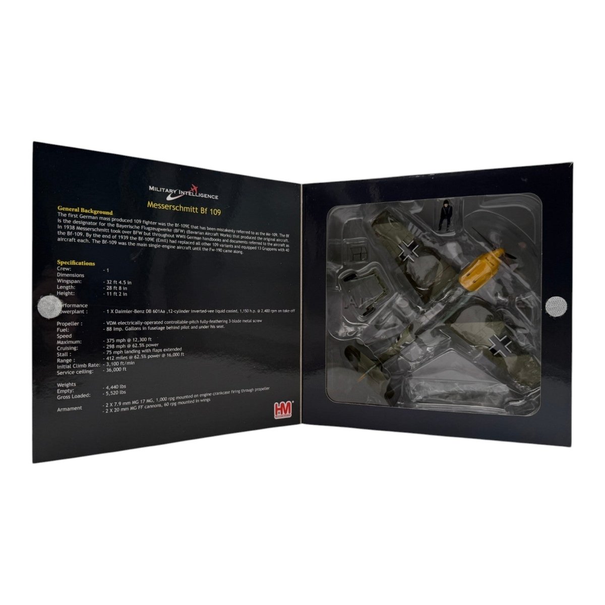 Hobby Master HA8715 1:48 Bf 109E-4 W.Nr.5819 Adolf Galland JG 26 France Dec 1940 - Hobby Master