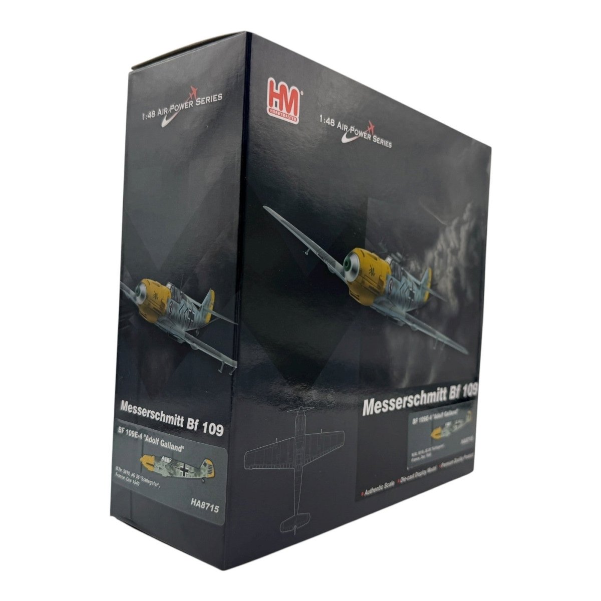 Hobby Master HA8715 1:48 Messerschmitt Bf 109E - 4 "Adolf Galland" 1940, Diecast - Hobby Master