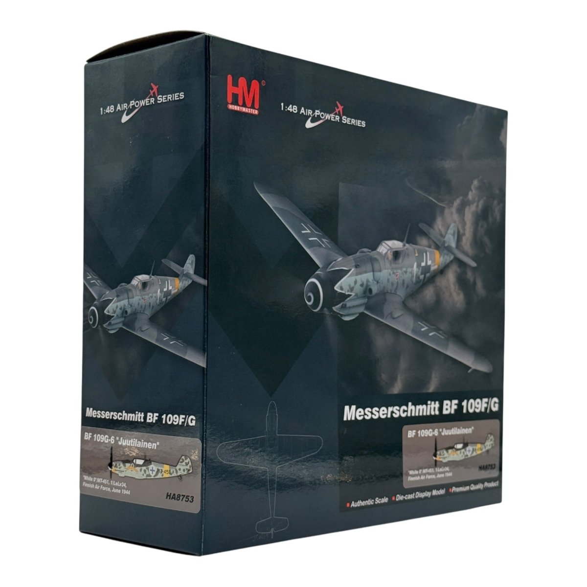 Hobby Master HA8753 1:48 Messerschmitt Bf 109G MT - 451 Juutilainen Finland 1944 - Hobby Master