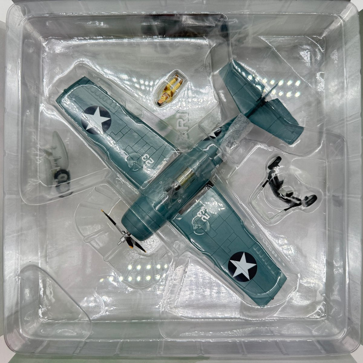 Hobby Master HA8902 1:48 Grumman F4F-4 Wildcat USN VF-3 White 23 John Thach USS Yorktown Battle of Midway 1942 - Hobby Master