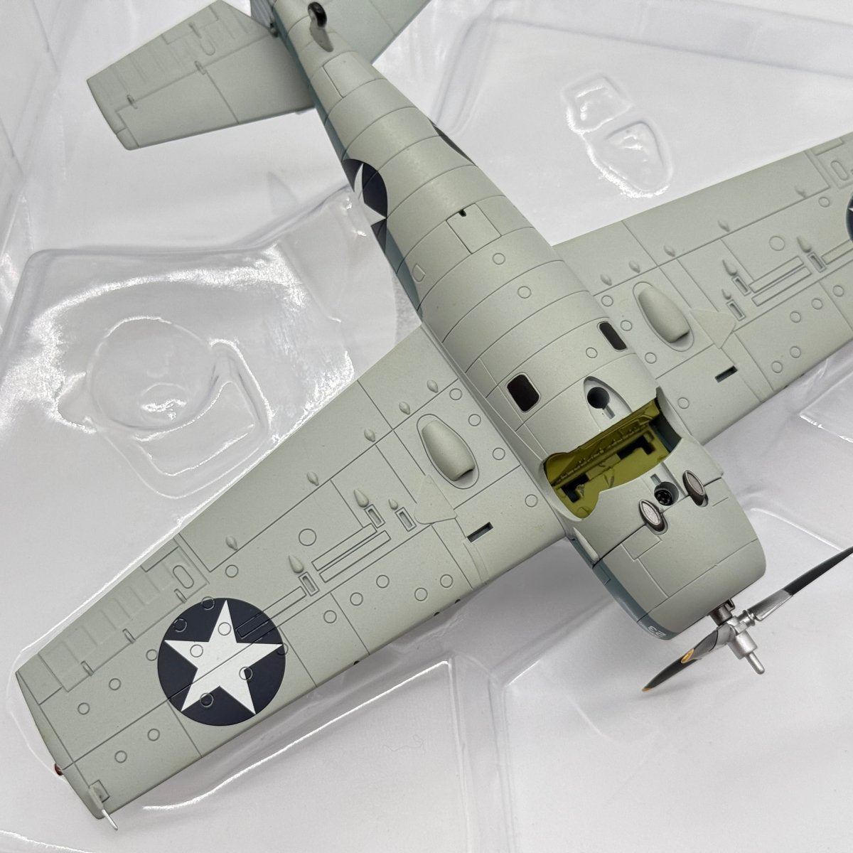 Hobby Master HA8902 1:48 Grumman F4F-4 Wildcat USN VF-3 White 23 John Thach USS Yorktown Battle of Midway 1942 - Hobby Master