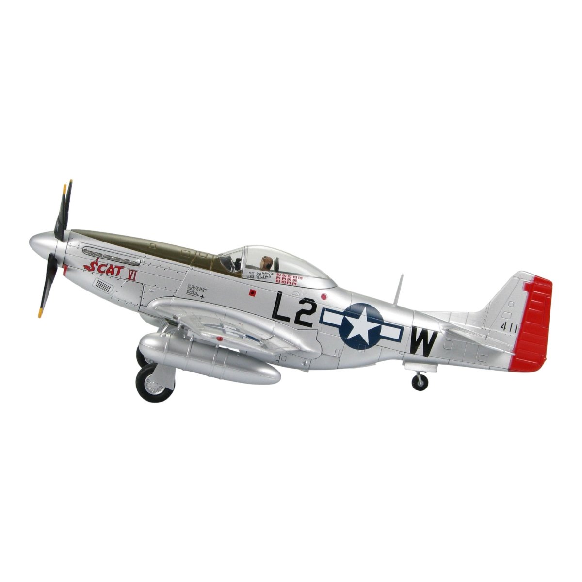 Hobby Master 1:48 P - 51D Mustang 44 - 11746 Scat VI February 1945 HA7724 Ex - display - Hobby Master