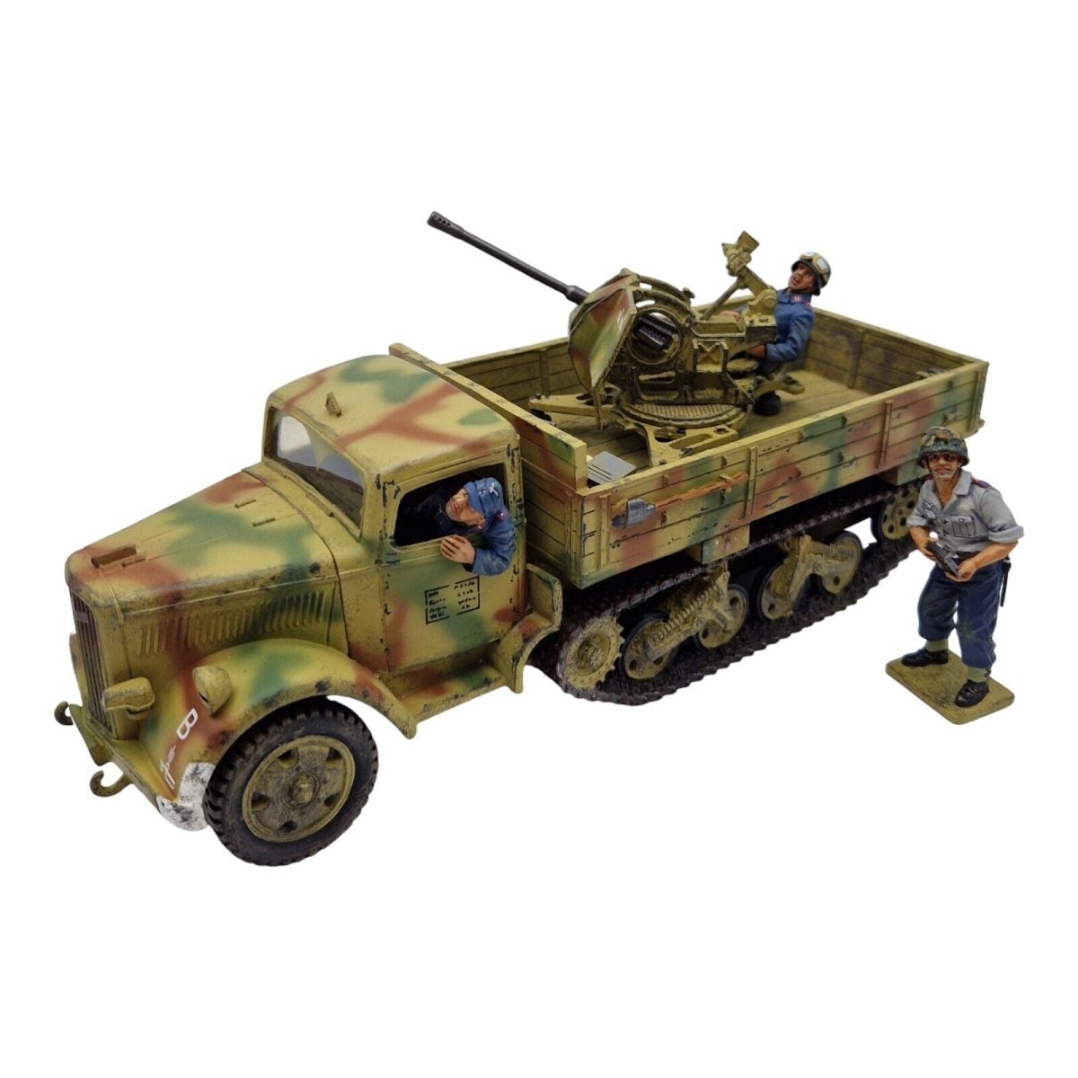 King & Country 1:30 Opel Maultier Flakwagen German WW2 Anti Aircraft Gun LW32 - King & Country