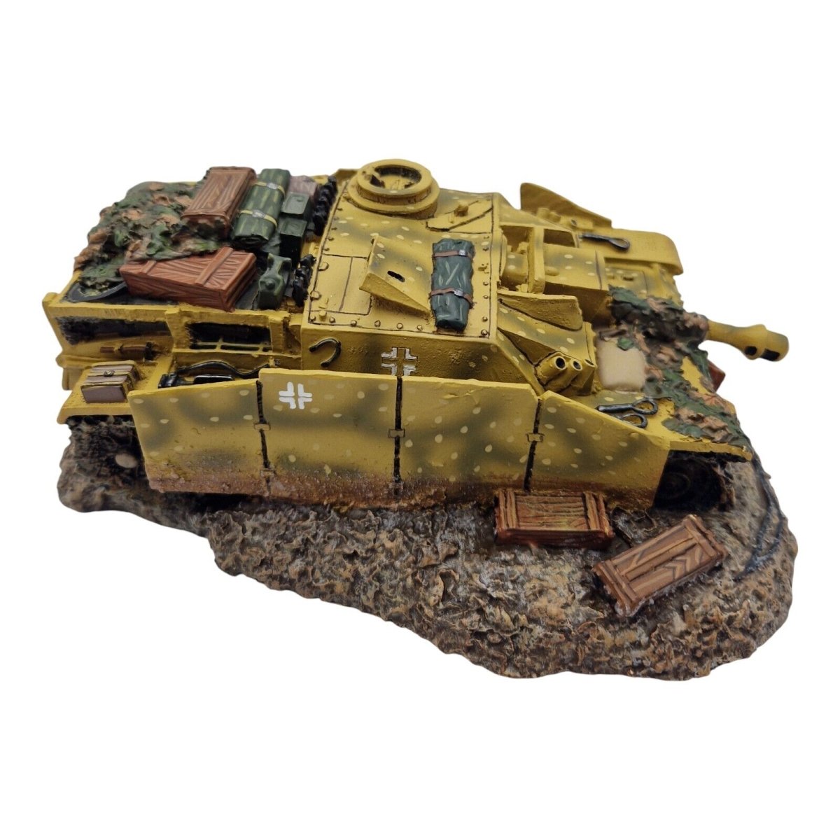 King & Country 1:30 scale "Knocked Out Stug III" Tank Diorama SP08 - King & Country