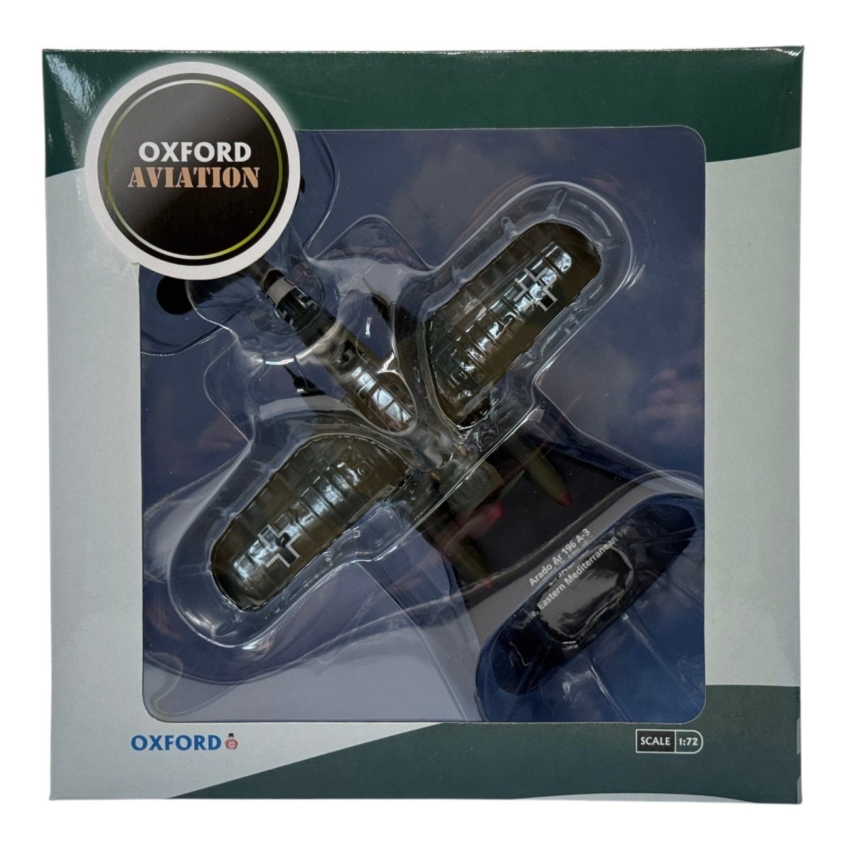 Oxford Diecast AC027 1:72 Arado Ar 196A-3 Kriegsmarine 2./SAGr.125 7R+GK - Oxford Aviation