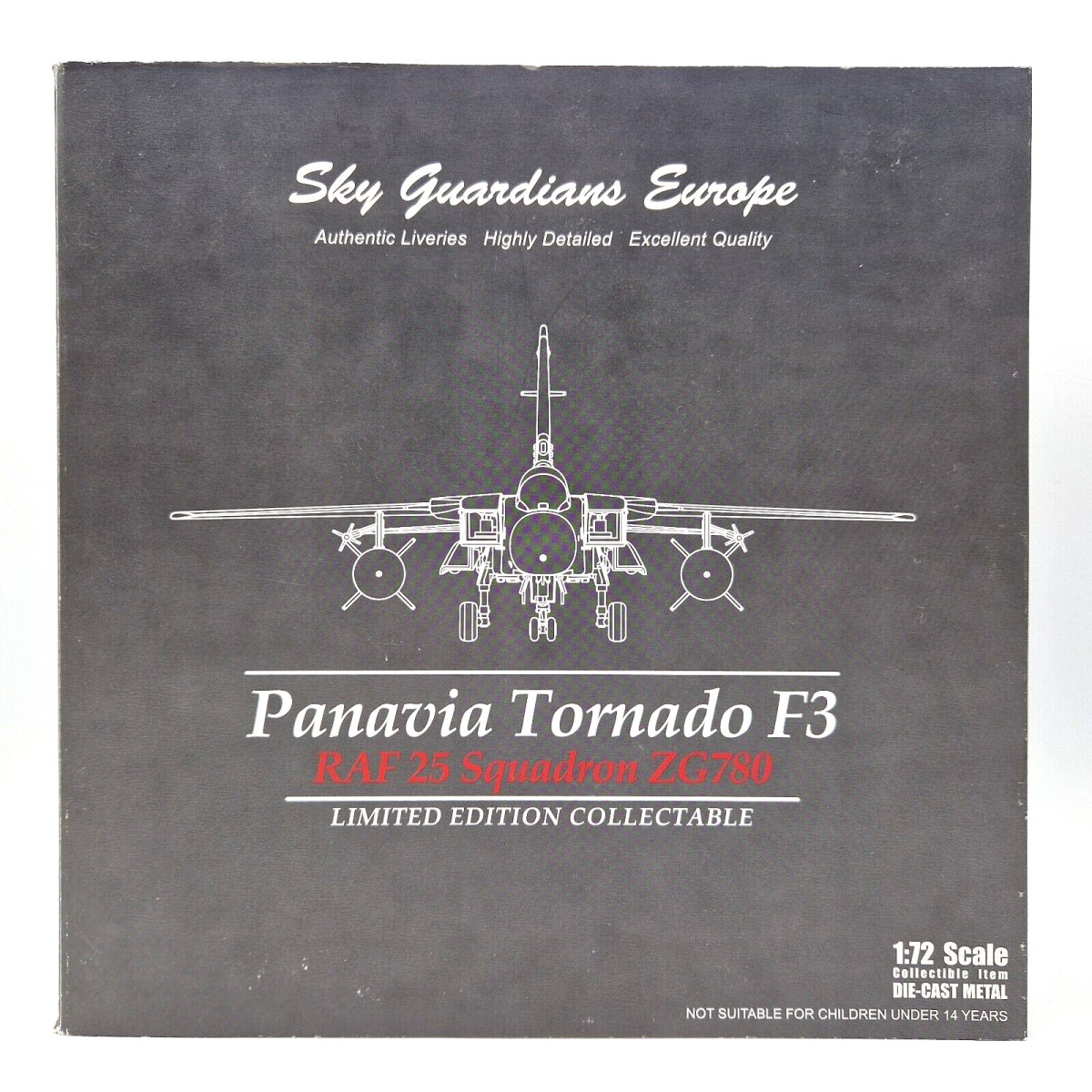 Sky Guardians 1:72 Panavia Tornado F3 RAF 25 Sqn ZG780 Model SGE - 72 - 001 - 001 - Sky Guardians