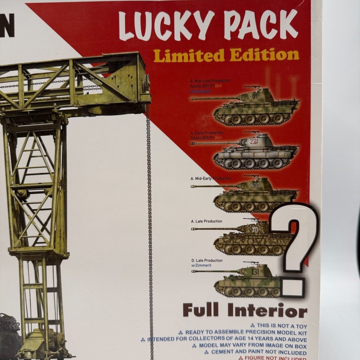 Takom 1:35 Fries Kran 16t Strabokran & Panther A Late Model Kit 2108 - Takom