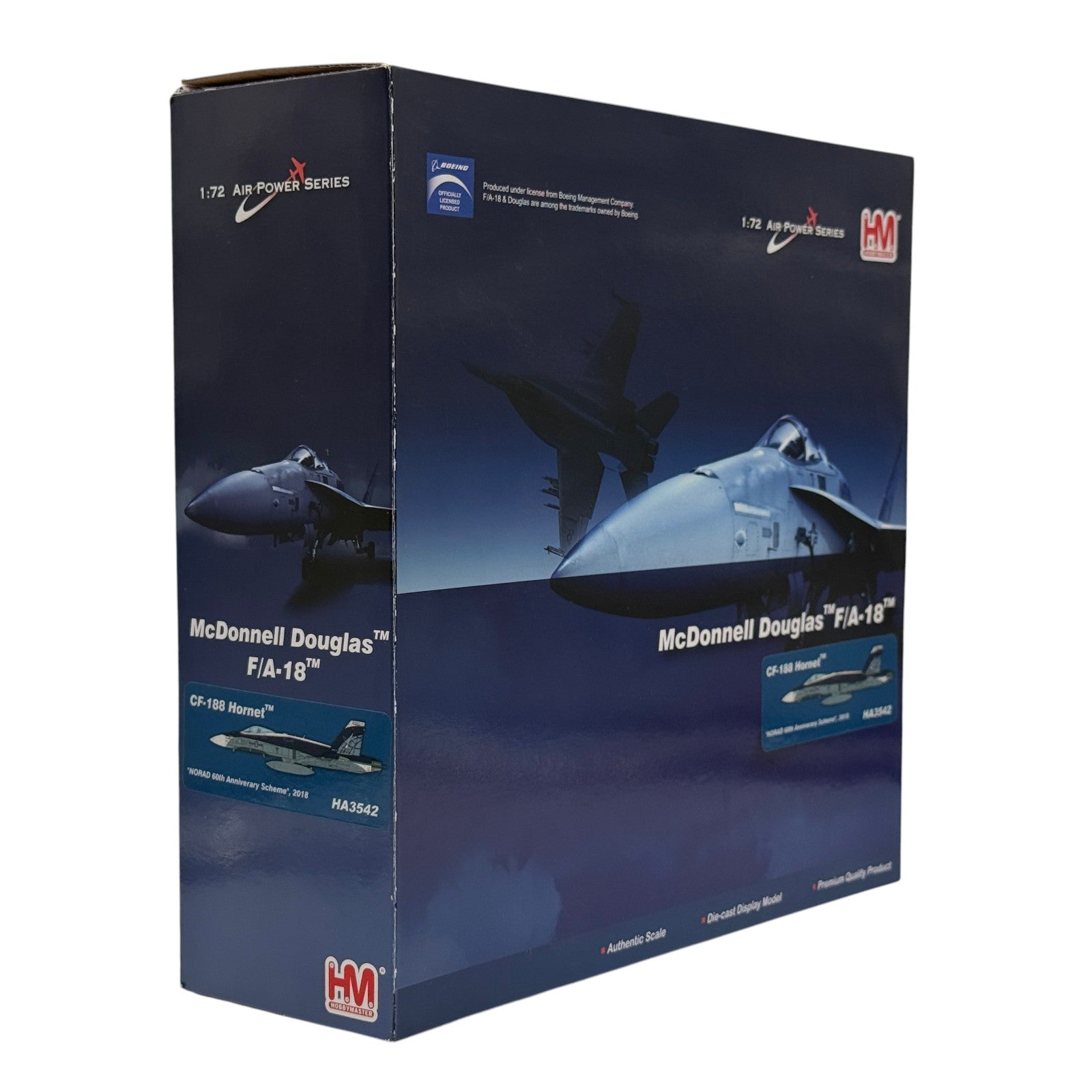 The Collectables Vault Hobby Master 1:72 CF-18 Hornet NORAD 60th Anniversary diecast model box packaging