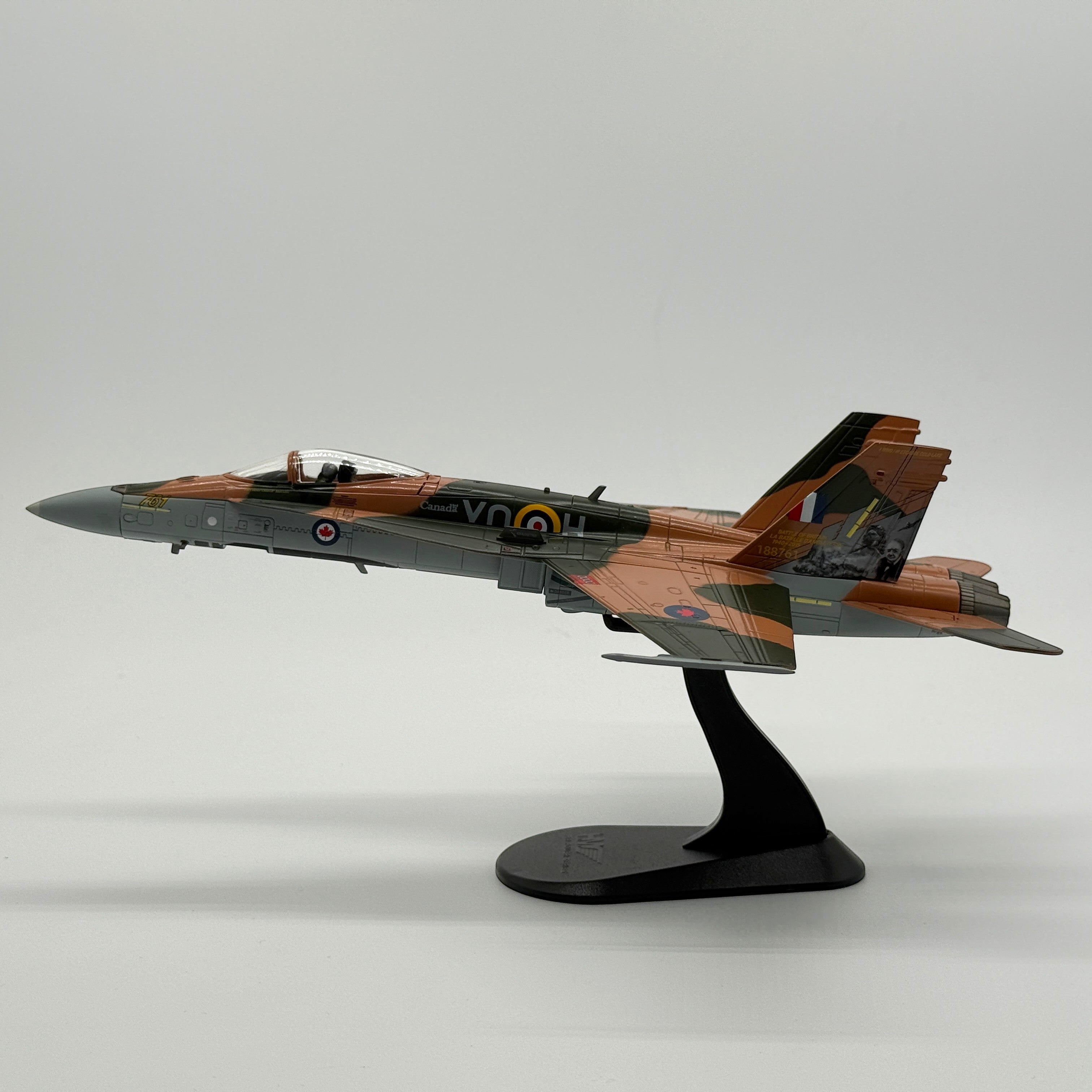 The Collectables Vault 1:72 scale Hobby Master CF-18 Hornet model in Battle of Britain 75th anniversary camouflage