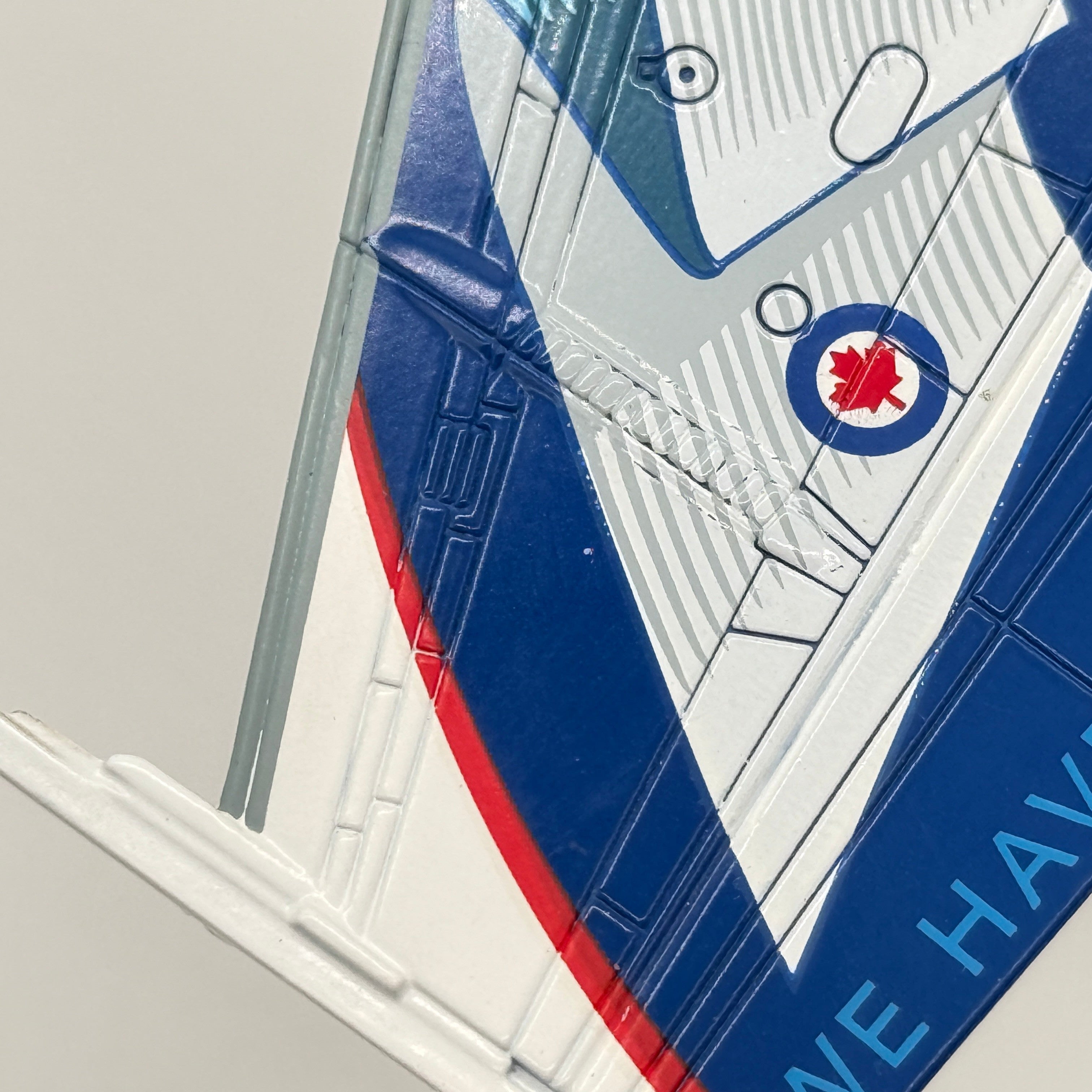 The Collectables Vault 1:72 scale diecast CF-18 Hornet model featuring the blue NORAD 60th anniversary livery detail.
