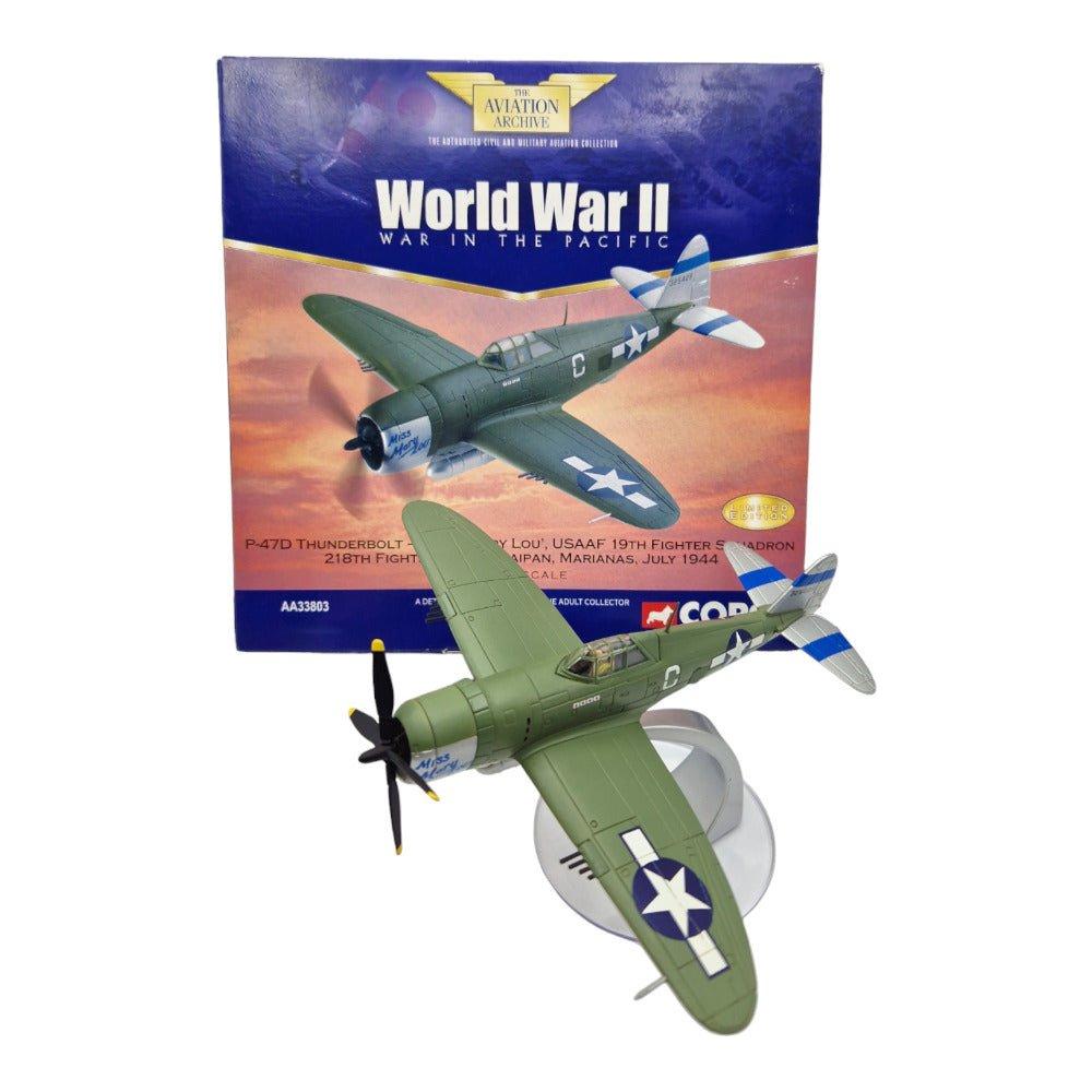 Corgi Aviation Archive 1:72 P - 47D Thunderbolt Miss Mary Lou USAAF July 1944 AA33803 - Corgi