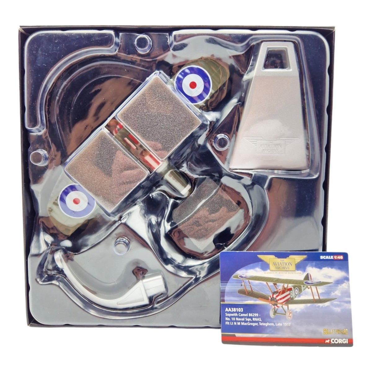 Corgi Aviation Archive 1:48 Scale Sopwith Camel No.10 Naval SQN RNAS Late 1917 AA38103 - Corgi