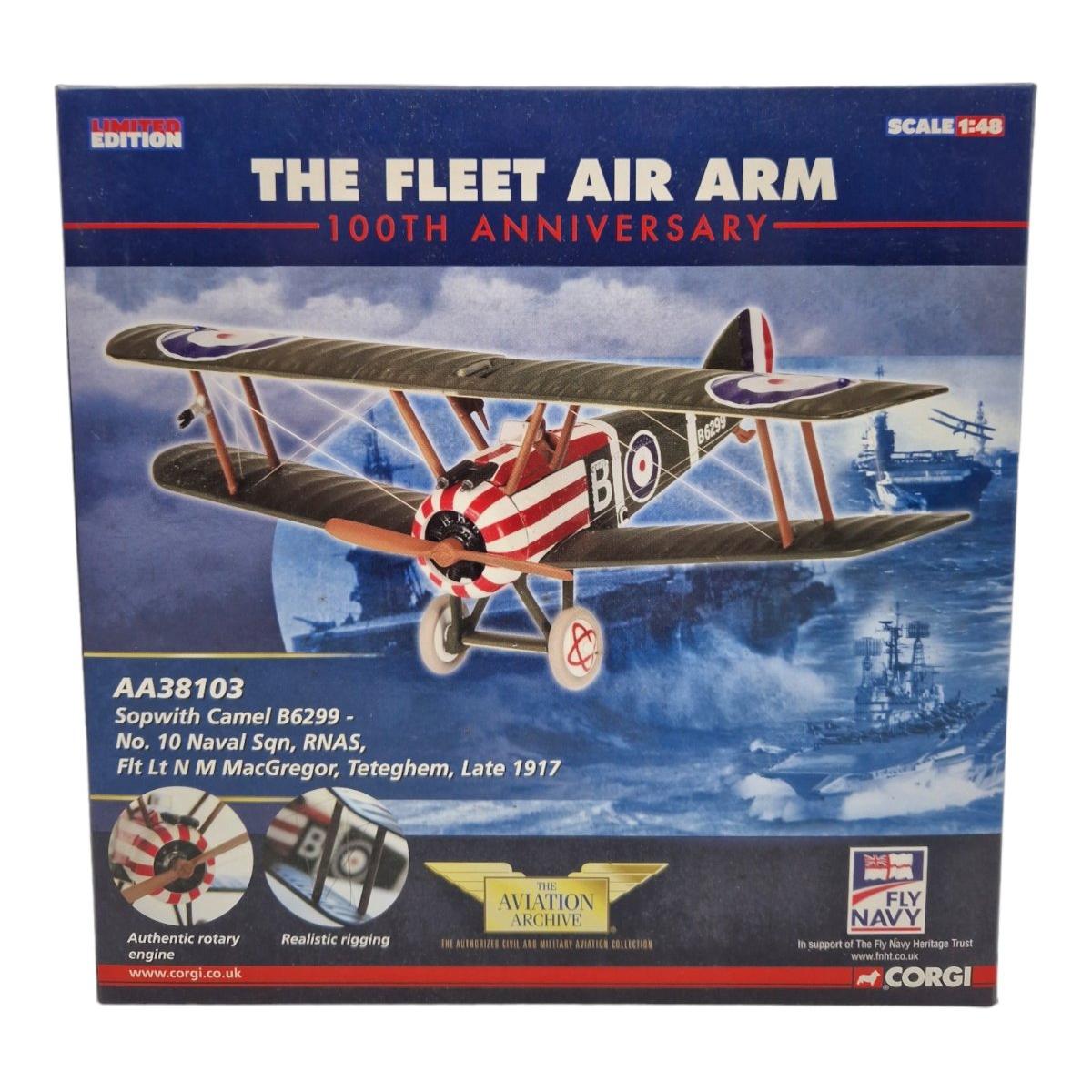 Corgi Aviation Archive 1:48 Scale Sopwith Camel No.10 Naval SQN RNAS Late 1917 AA38103 - Corgi