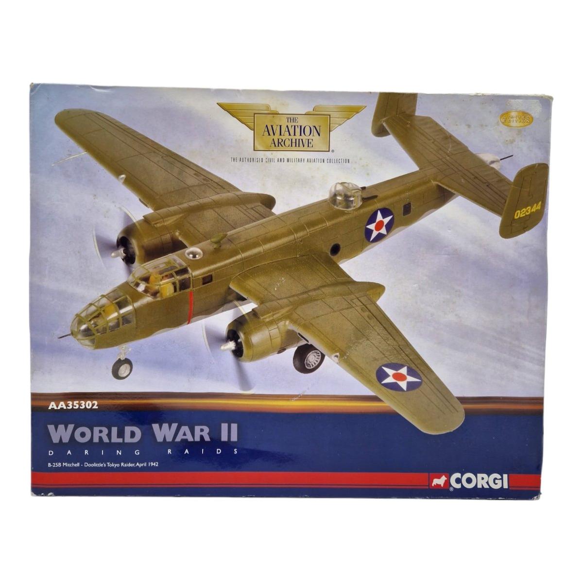 Corgi Aviation Archive 1:72 North American B - 25B Mitchell USAAF 17th BG Tokyo Raiders AA35302 - Corgi